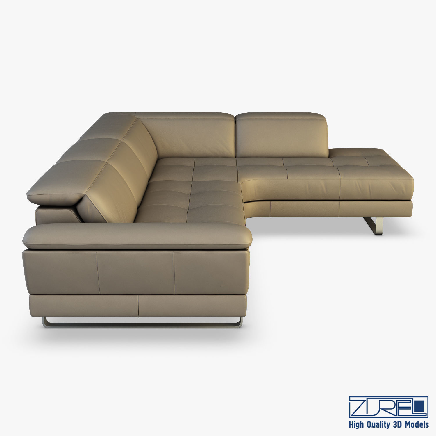 B796 sofa 3D model_2