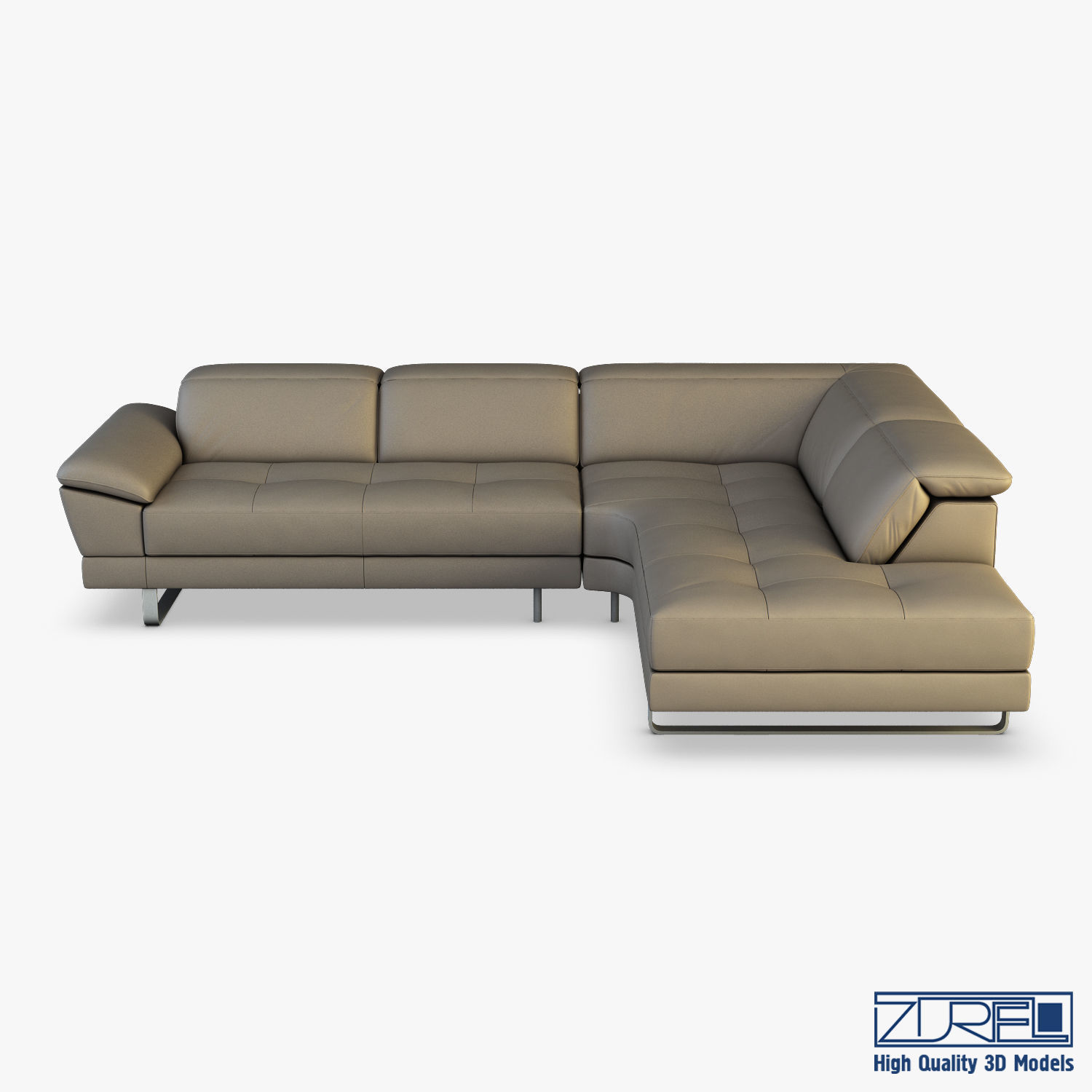 B796 sofa 3D model_4