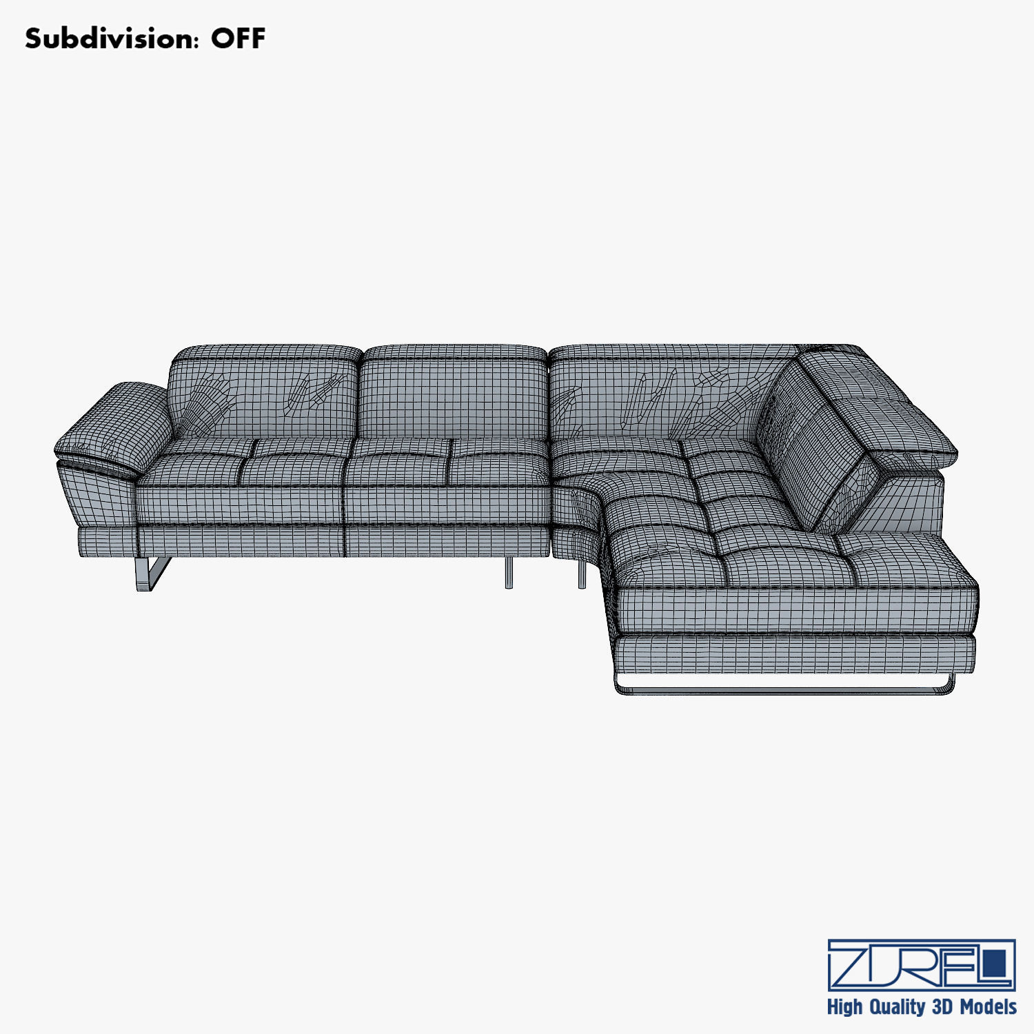 B796 sofa 3D model_16
