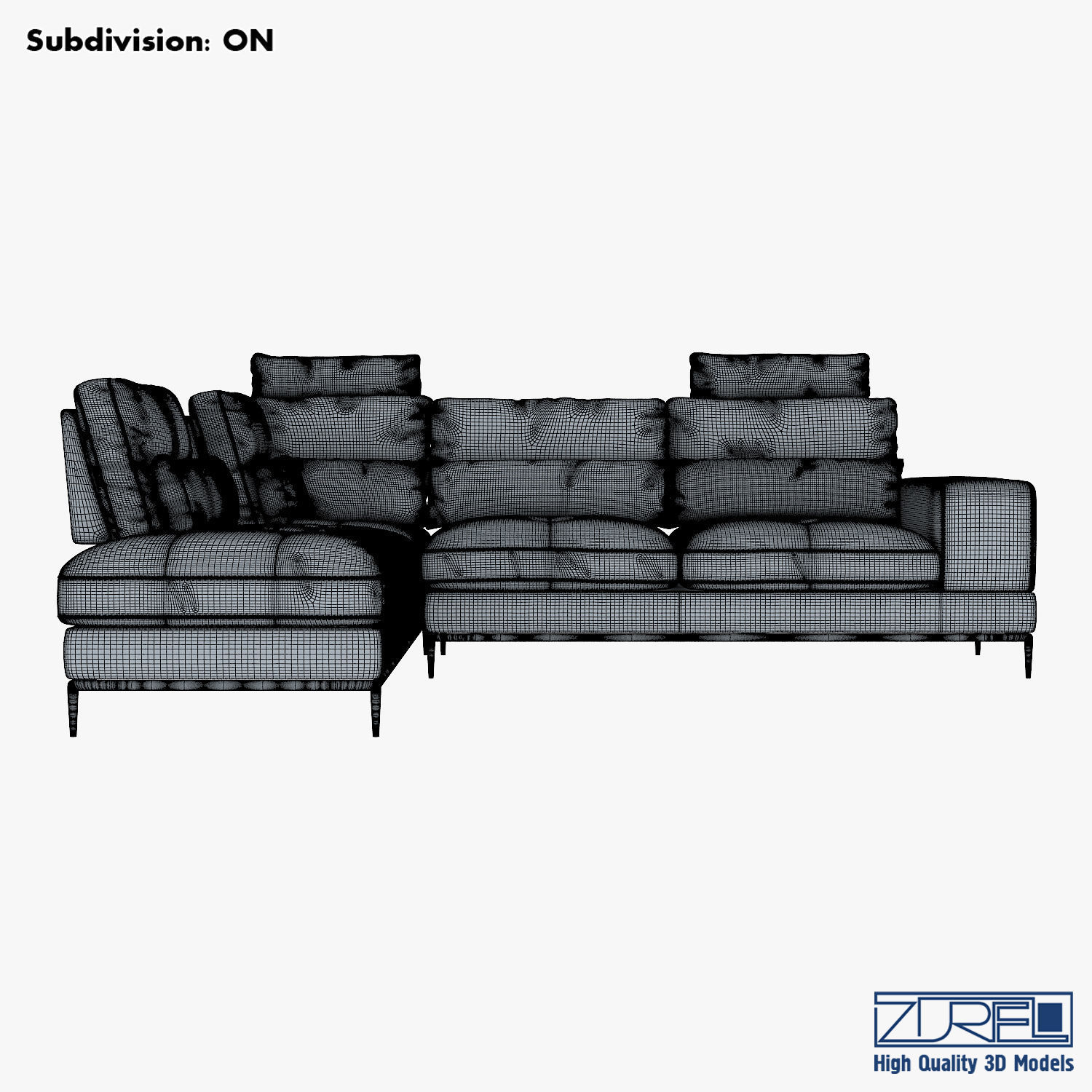 Avocado sofa 3D model_15