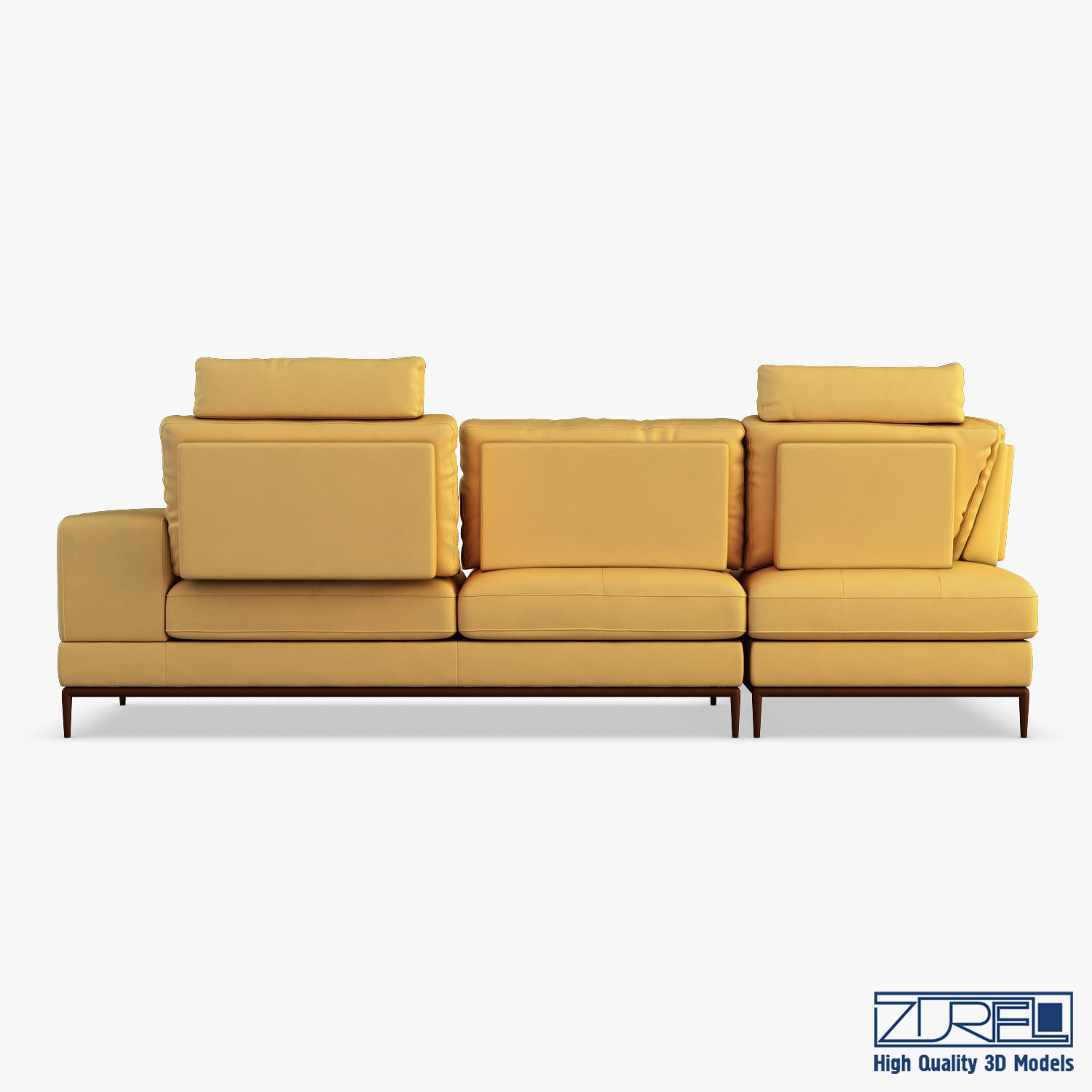 Avocado sofa 3D model_5