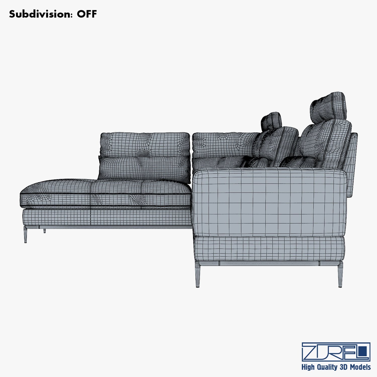 Avocado sofa 3D model_14