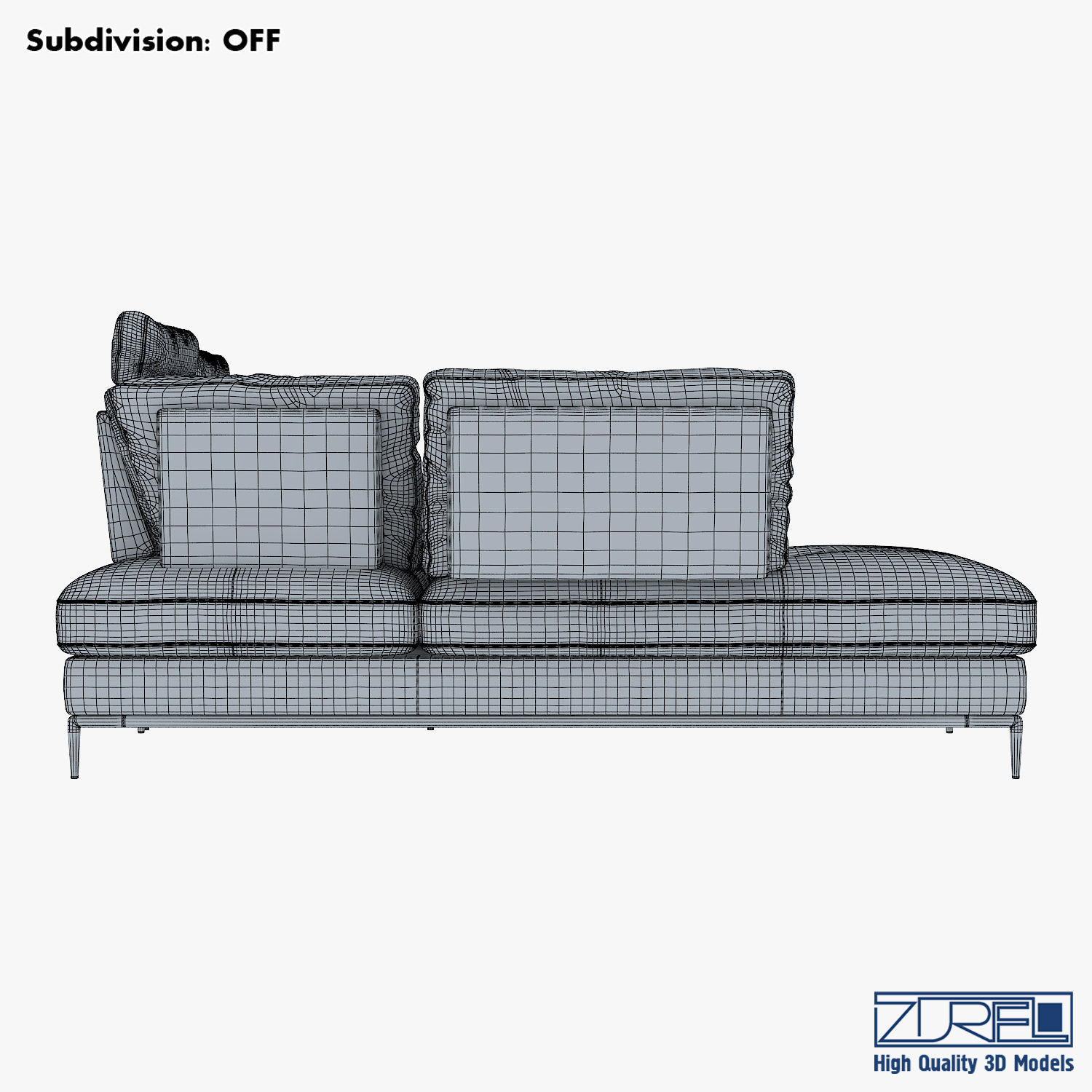 Avocado sofa 3D model_12