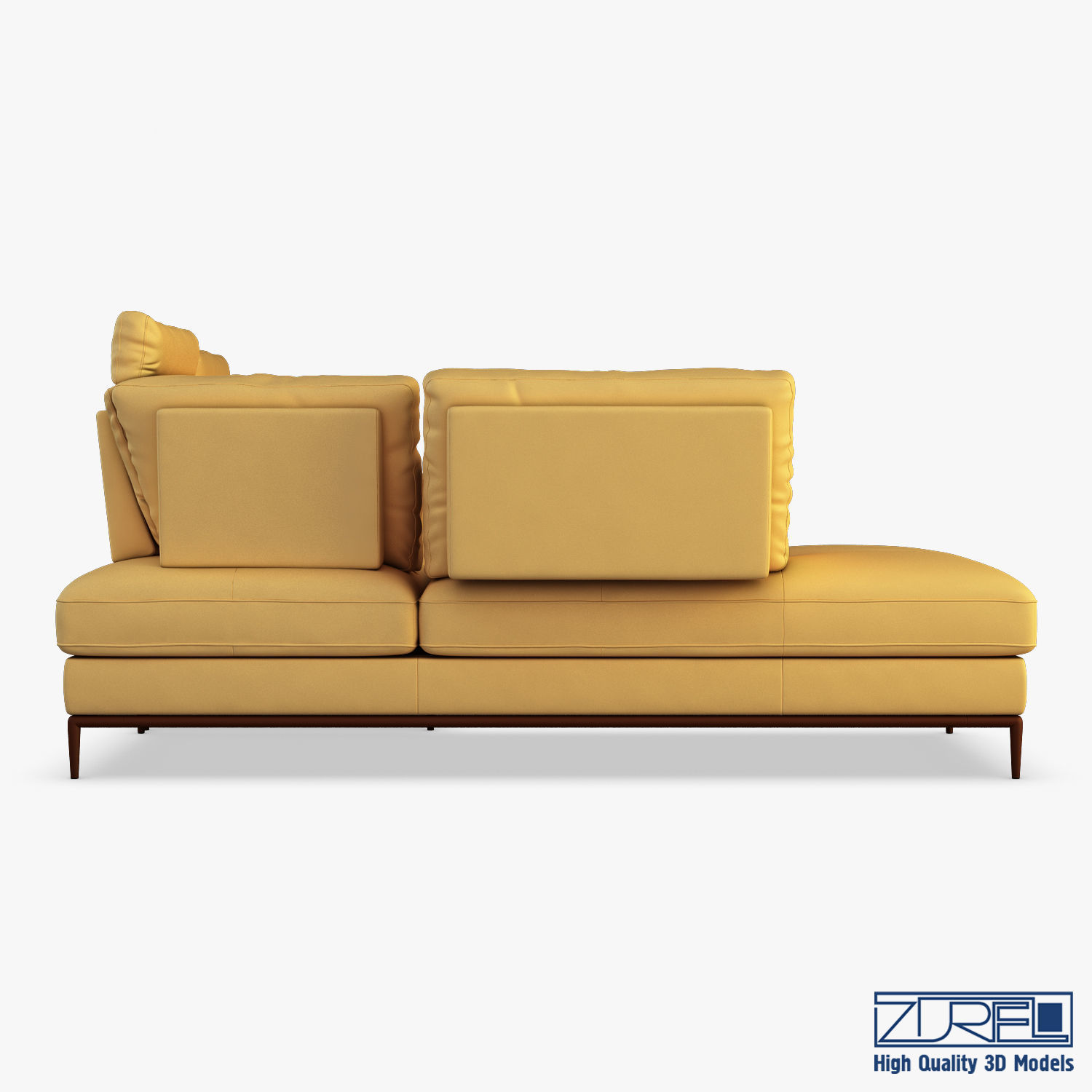 Avocado sofa 3D model_2