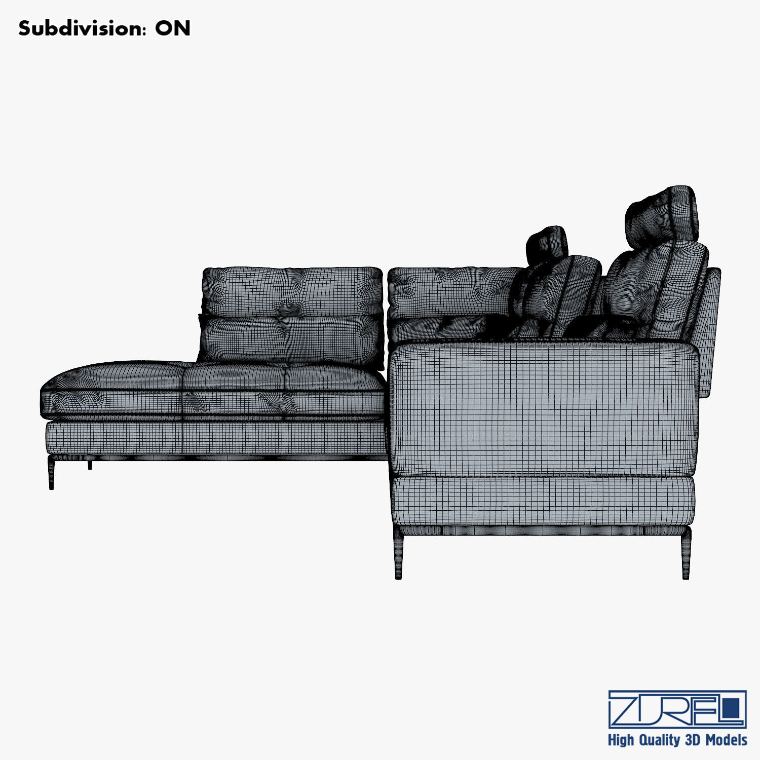 Avocado sofa 3D model_13