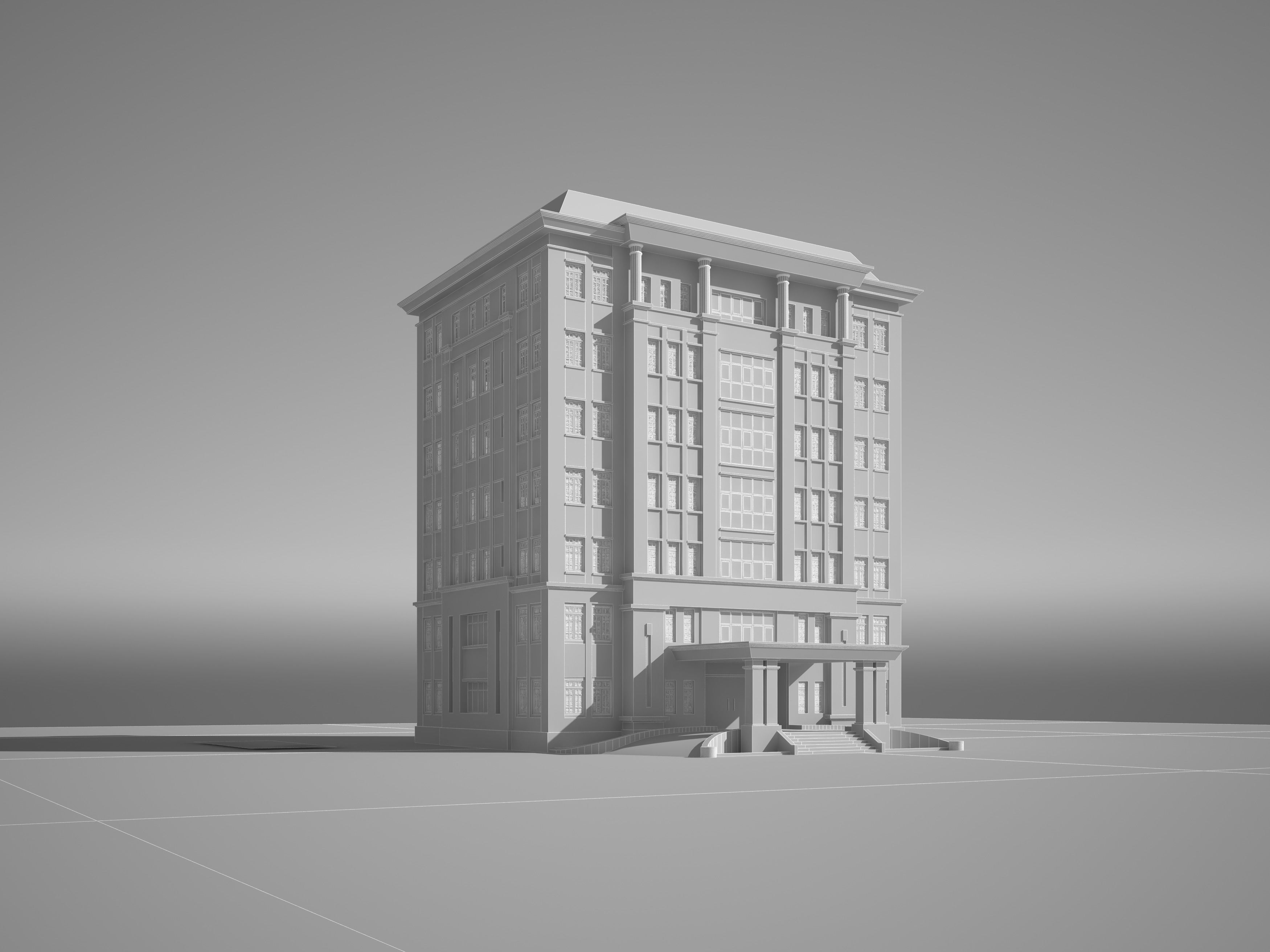 Office house 8 3D model_5