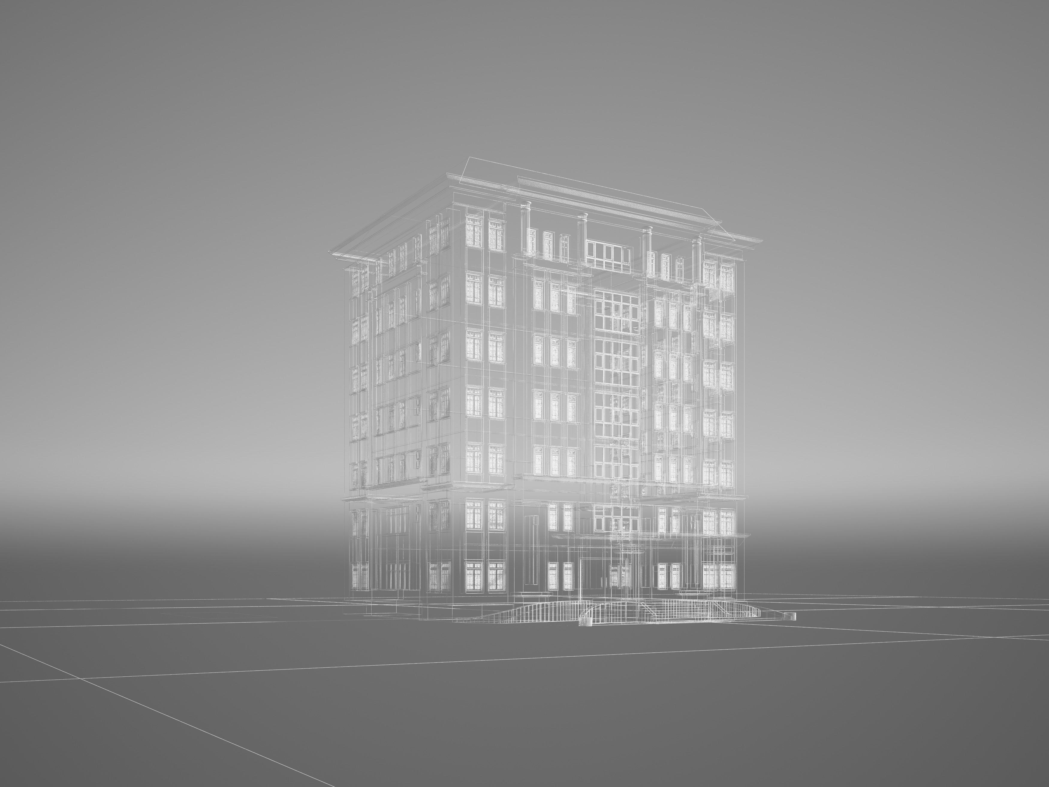 Office house 8 3D model_6