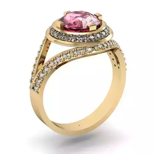 fashion  ring  with gems