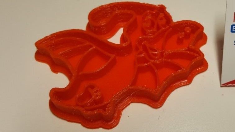 Set 5 cutter cookie five cute dinosaur dino 3D print model_1