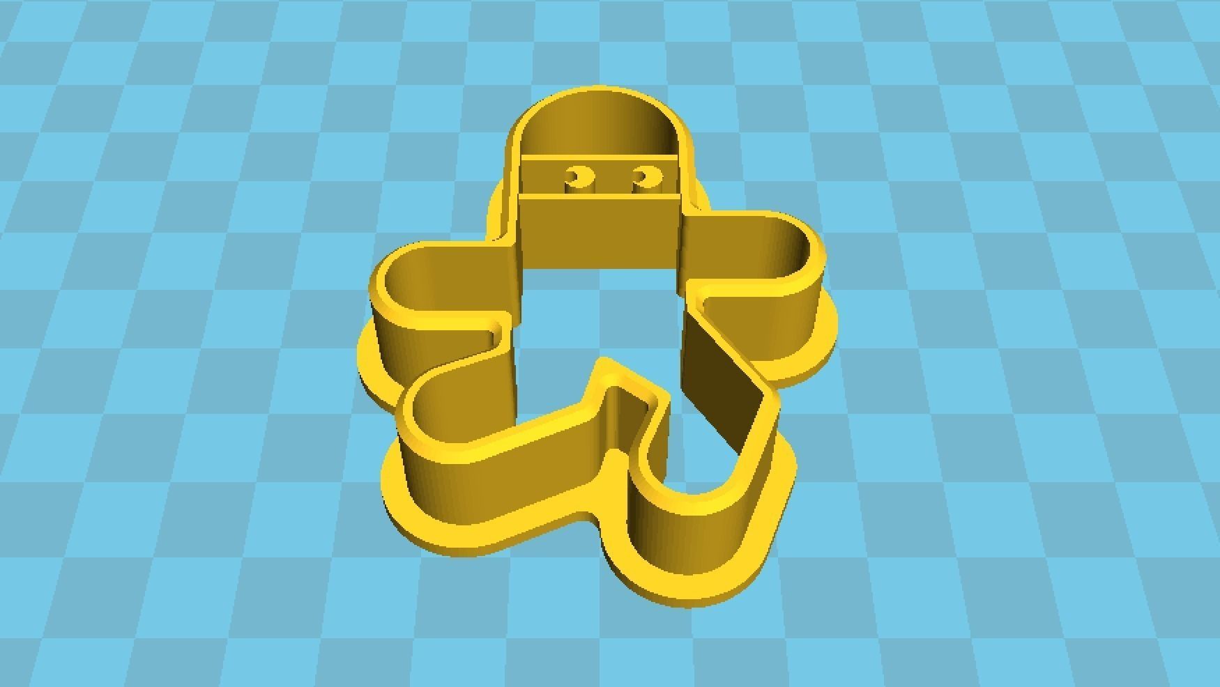 Thief - Gingerbread cutter 3D print model_3