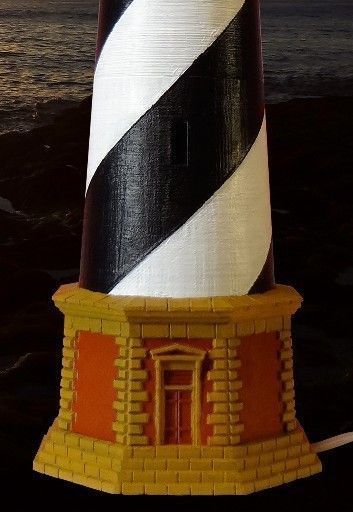 Cape Hatteras Lighthouse 3D print model_1