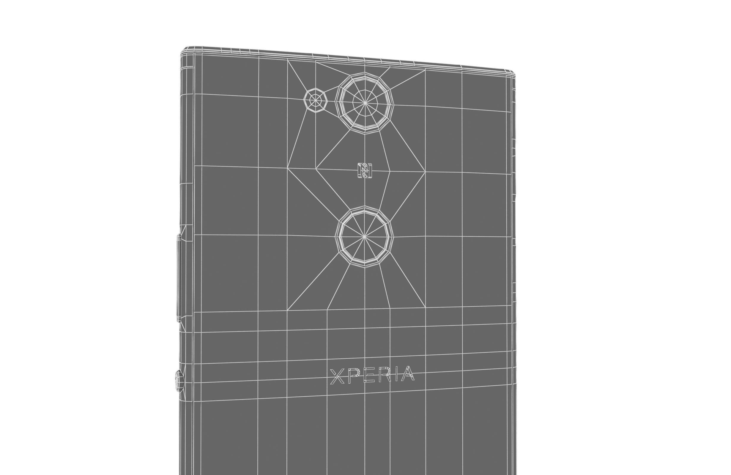 Sony Xperia XA2 Plus Black 3D model_13