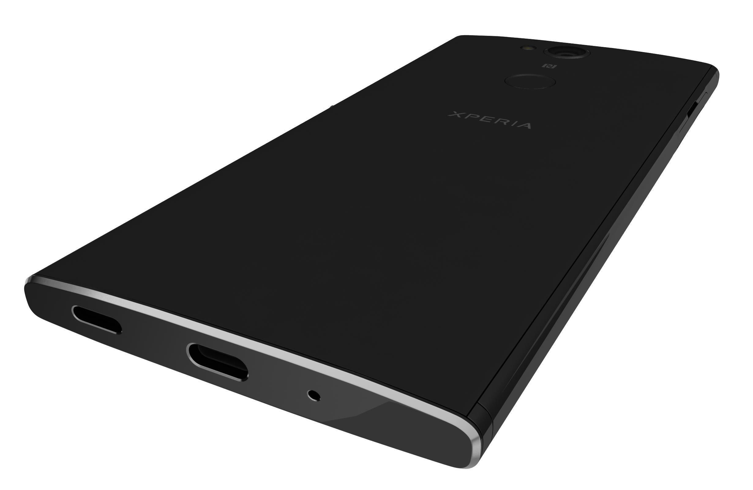 Sony Xperia XA2 Plus Black 3D model_8