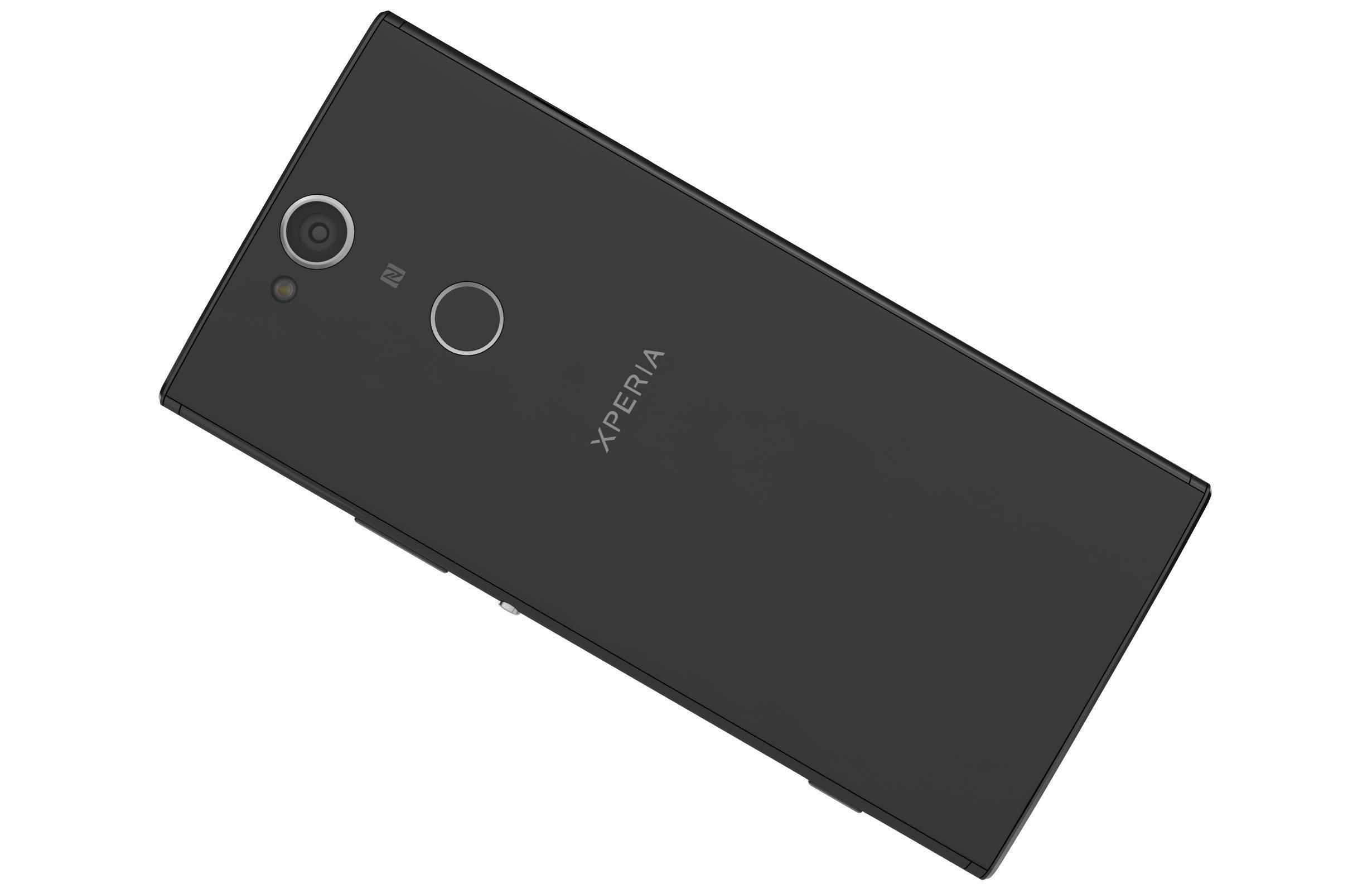 Sony Xperia XA2 Plus Black 3D model_5