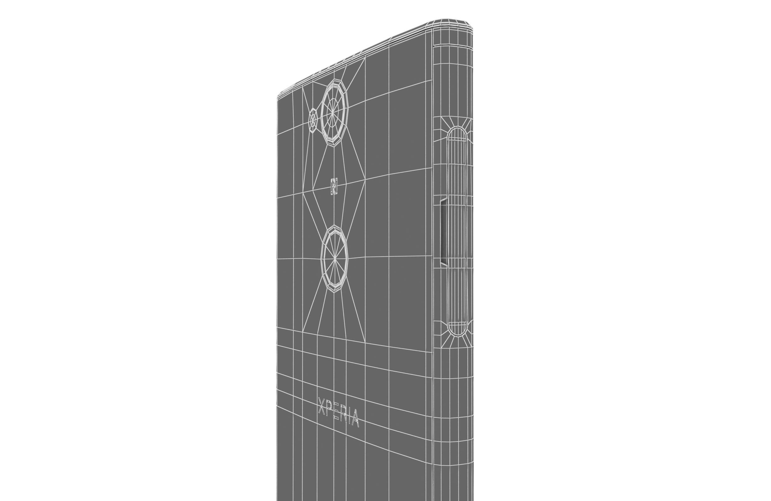 Sony Xperia XA2 Plus Black 3D model_17