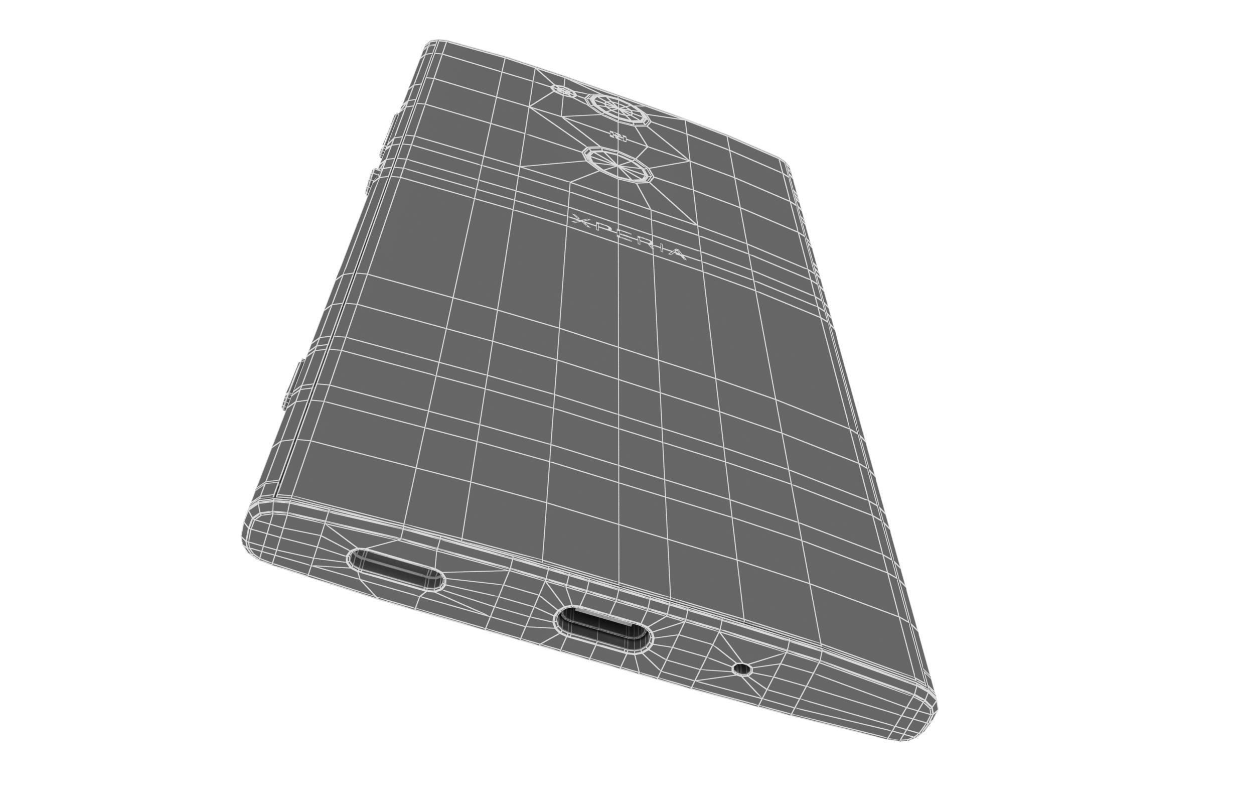 Sony Xperia XA2 Plus Black 3D model_15