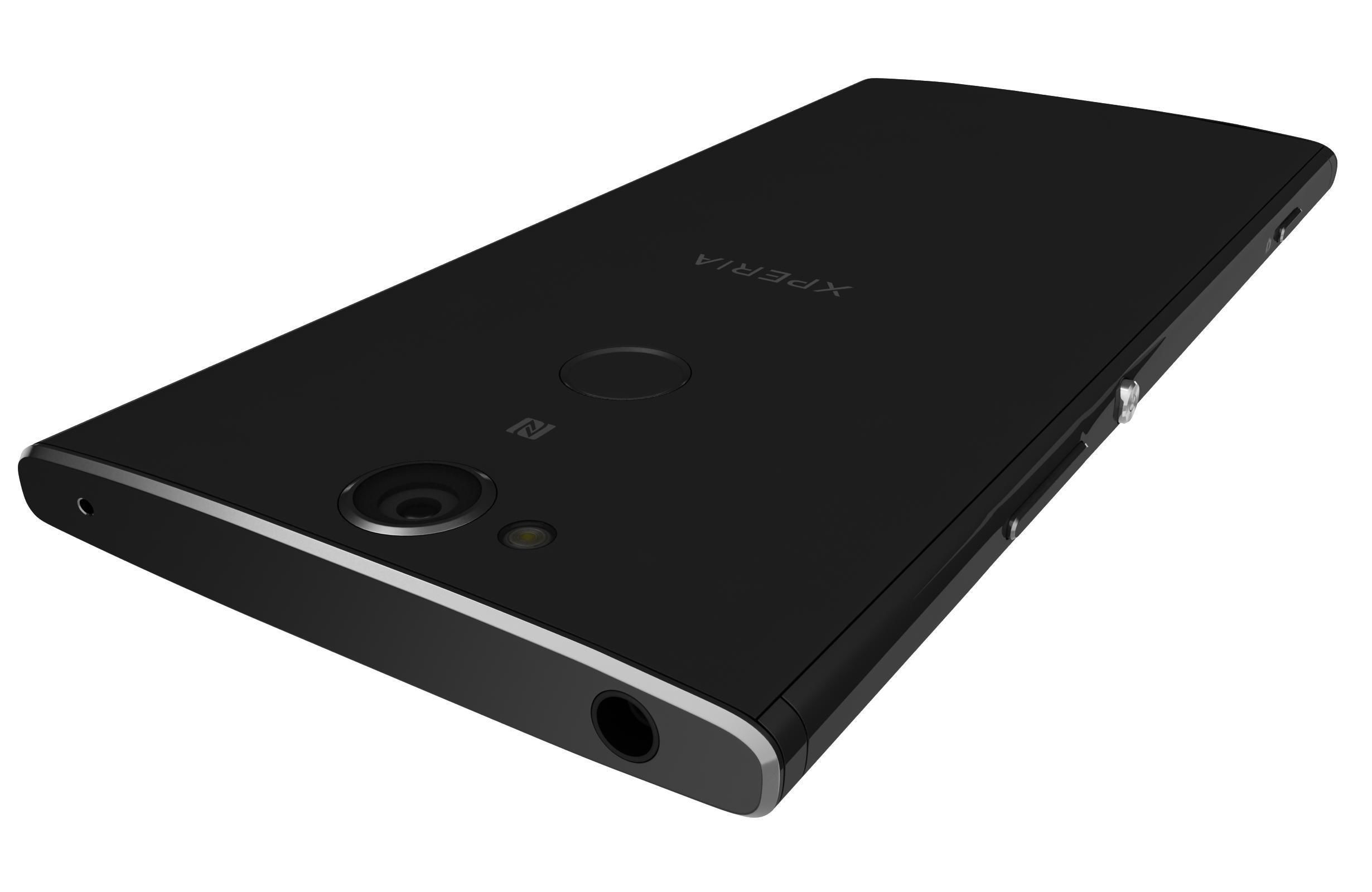 Sony Xperia XA2 Plus Black 3D model_9