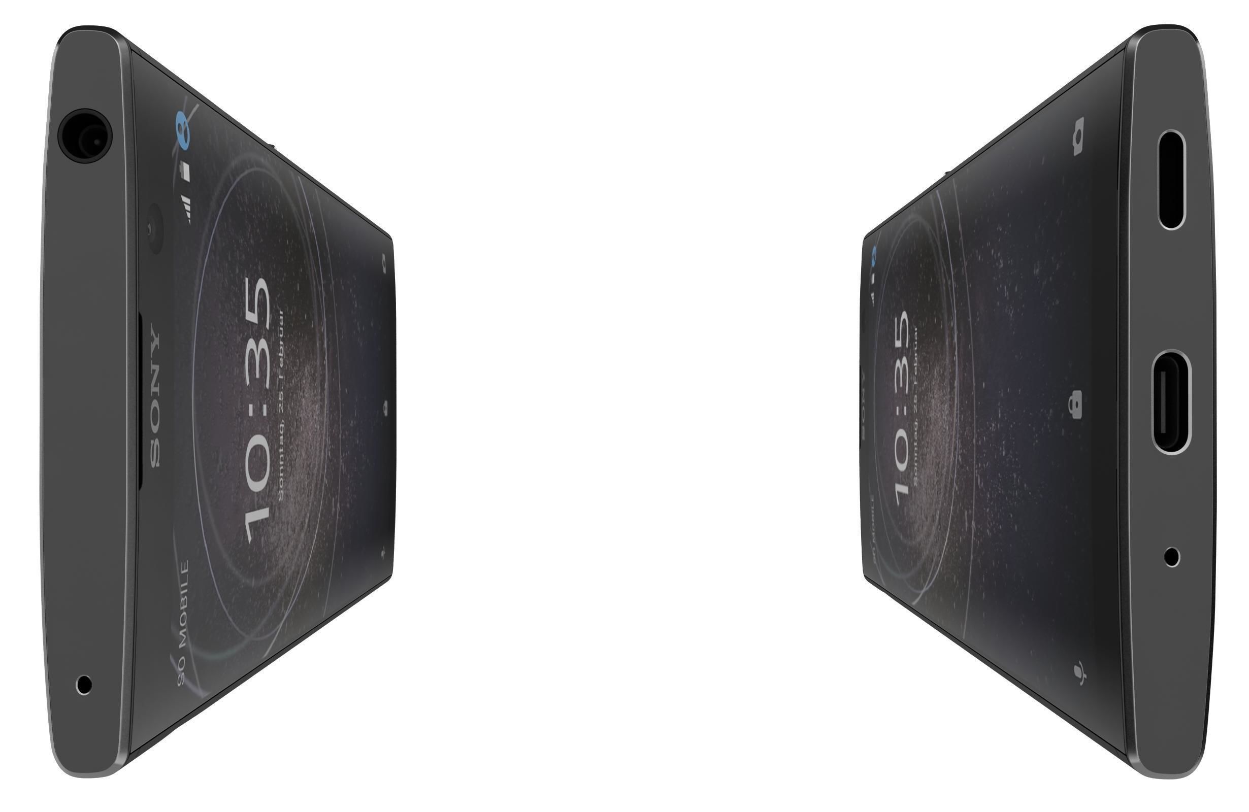 Sony Xperia XA2 Plus Black 3D model_3