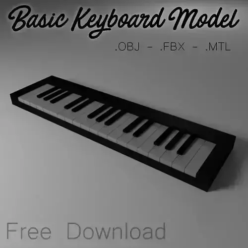 Basic Lowpoly Keyboard