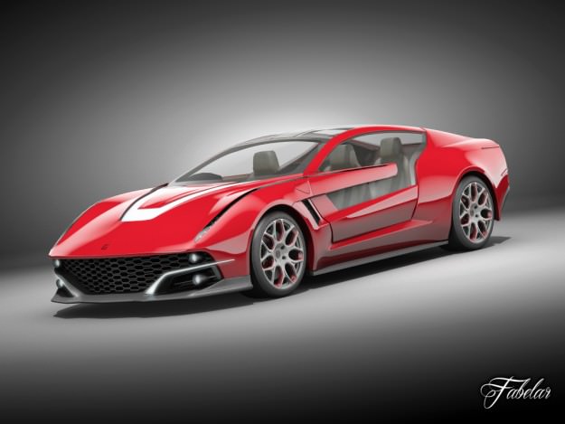 Giugiaro Brivido 1 0 std mat 3D model_2