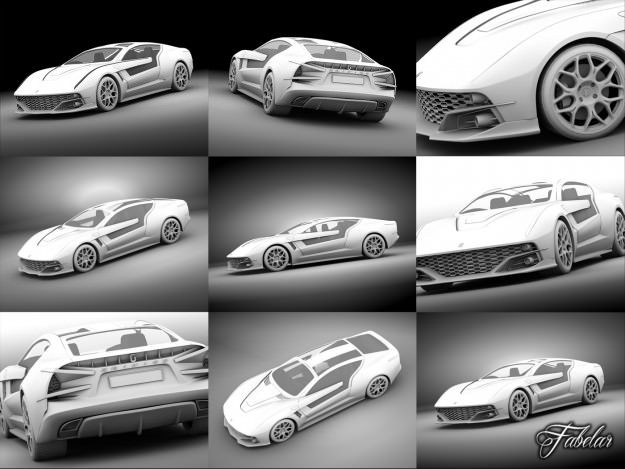 Giugiaro Brivido 1 0 std mat 3D model_9