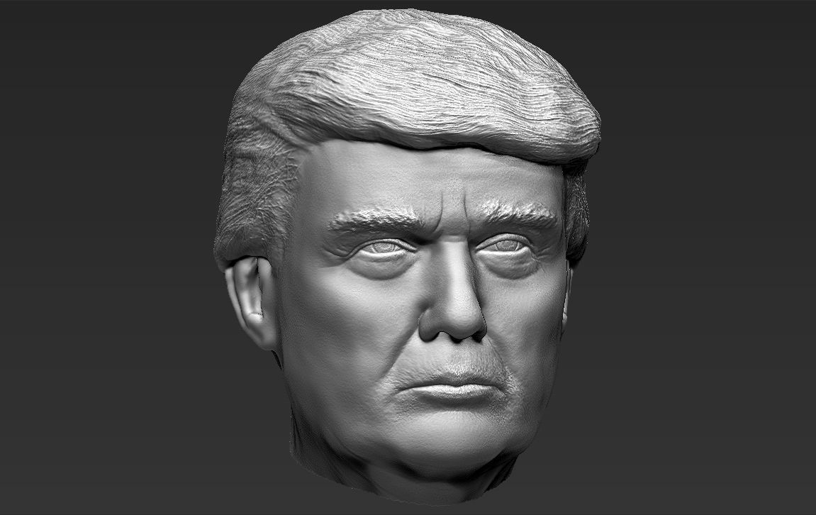 President Donald Trump 3D model_38