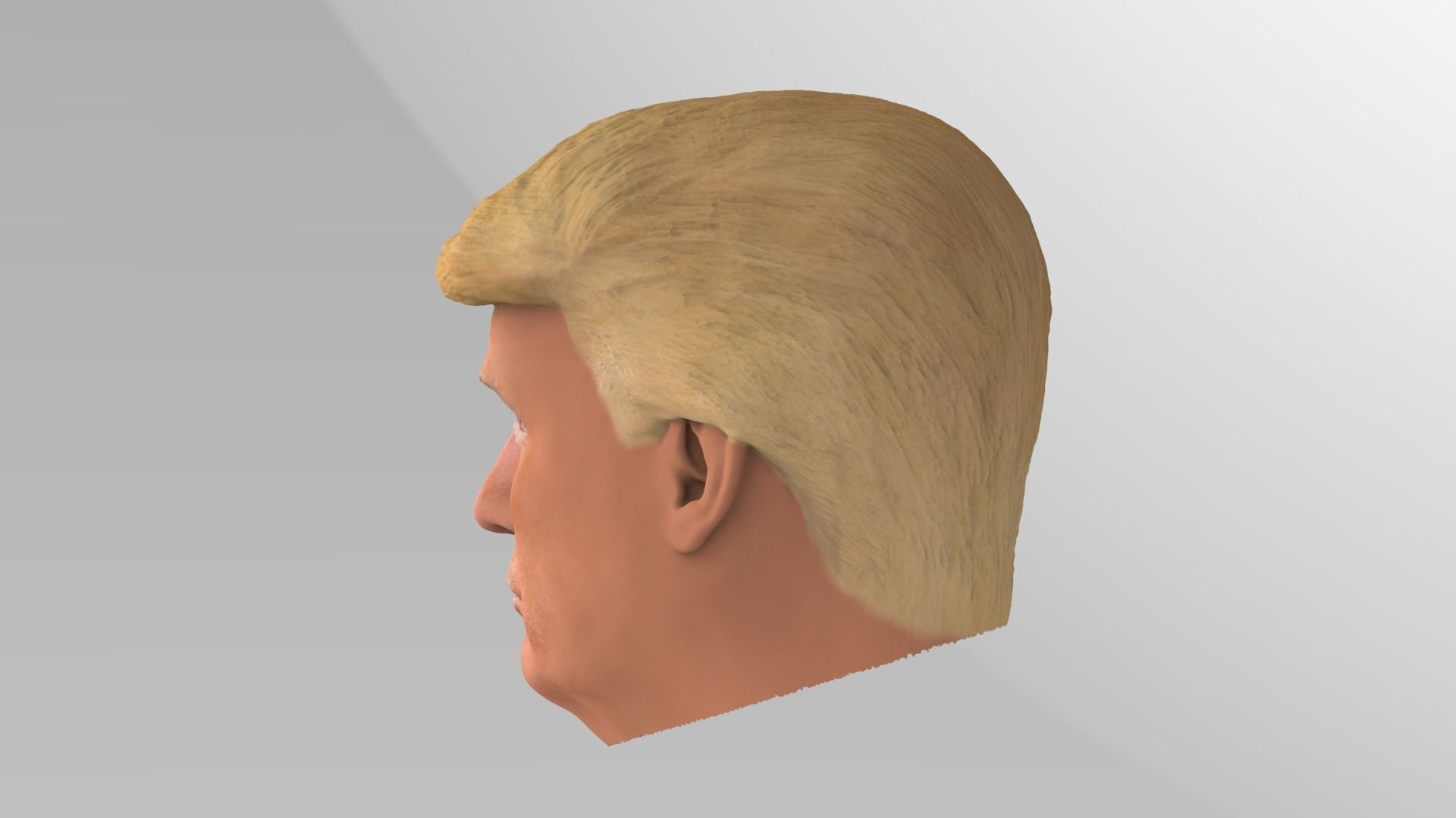 President Donald Trump 3D model_7