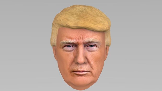 President Donald Trump 3D model