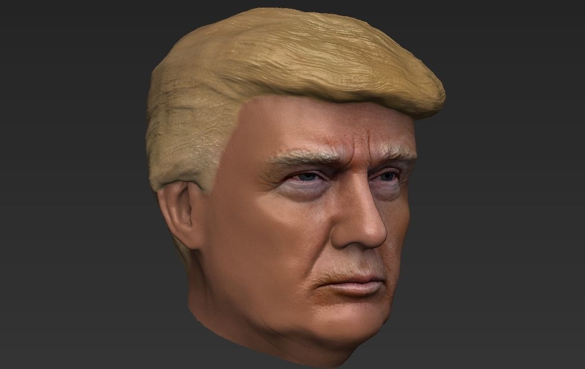 President Donald Trump 3D model_22