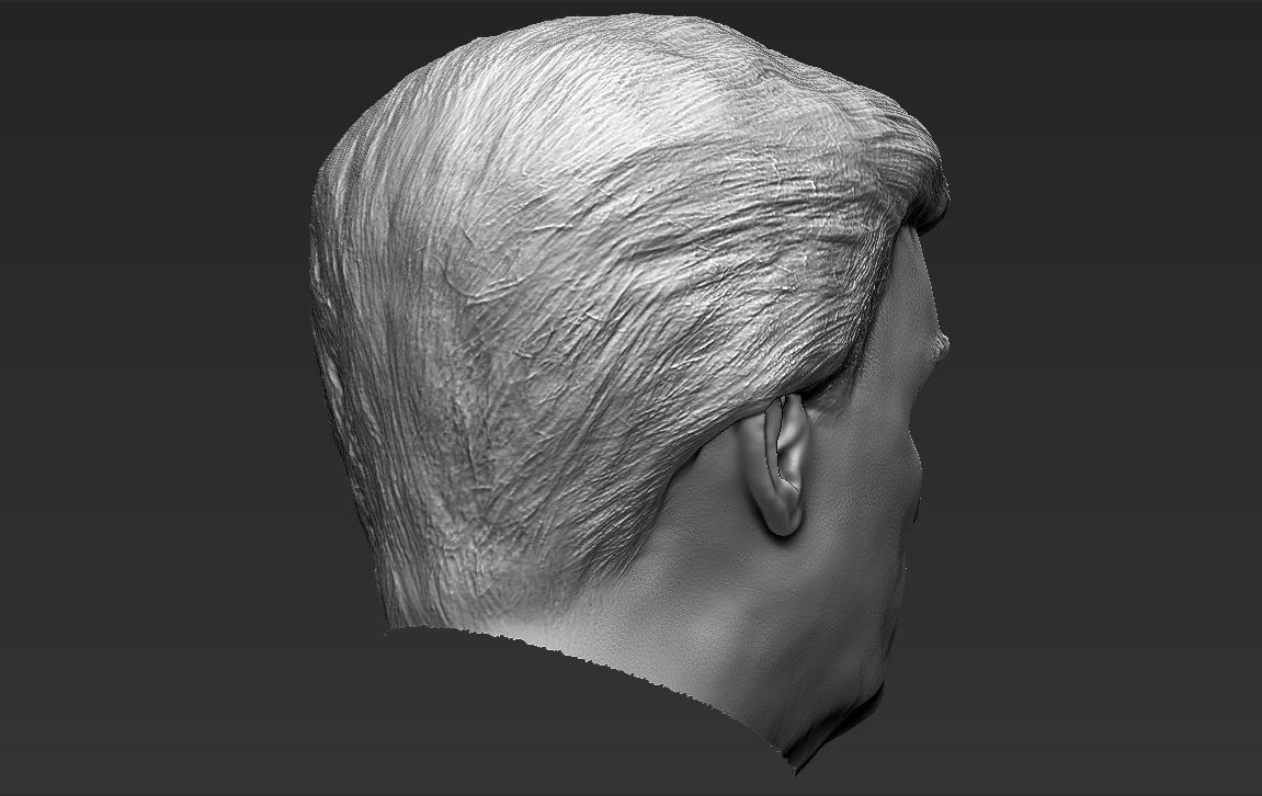 President Donald Trump 3D model_37