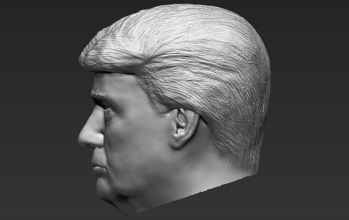 President Donald Trump 3D model_31