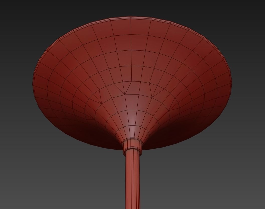 Chandelier by Max Ingrand for Fontana Arte 3D model_8