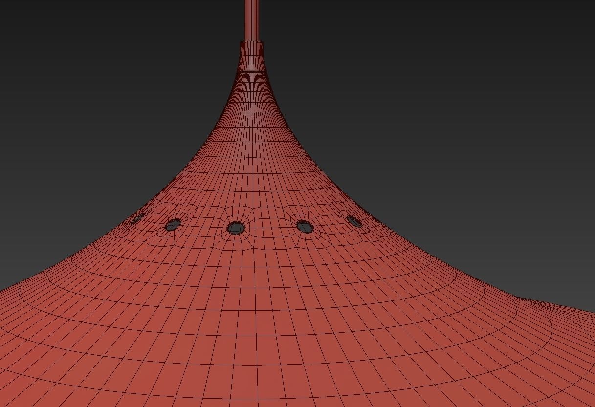 Chandelier by Max Ingrand for Fontana Arte 3D model_4