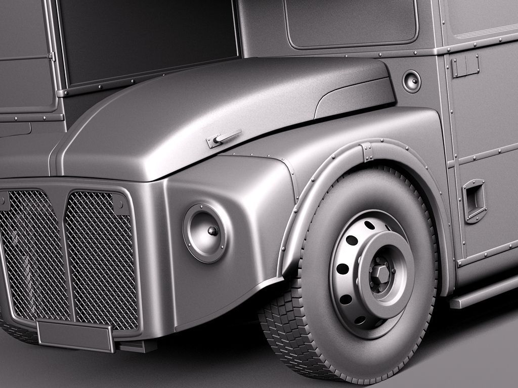 Routemaster London Double Decker Bus 3D model_10