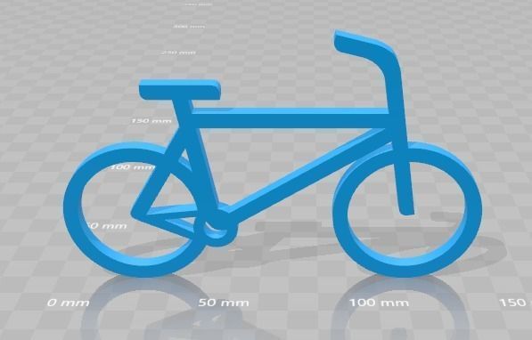 bike 3d printable gift  simple 3D print model