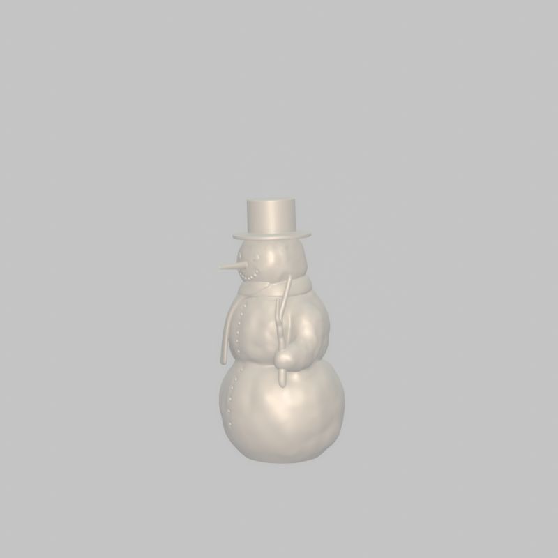 Snowman 3d-printable 3D print model_58