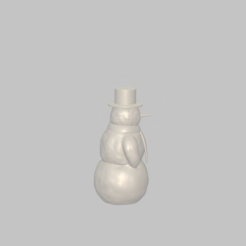 Snowman 3d-printable 3D print model_65