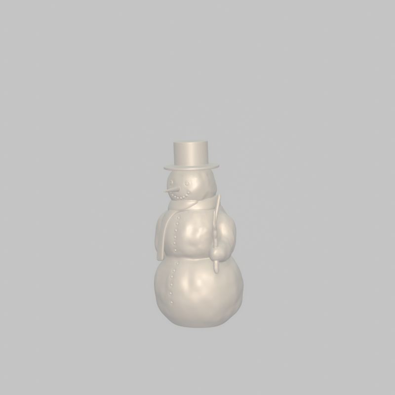 Snowman 3d-printable 3D print model_63