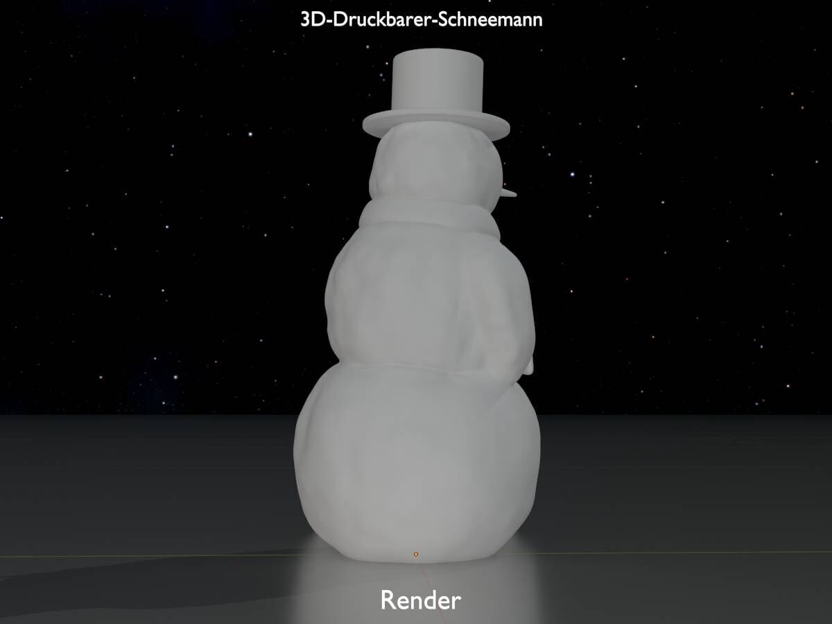 Snowman 3d-printable 3D print model_15