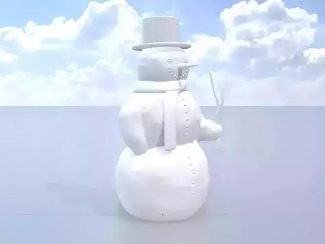 Snowman 3d-printable 3D print model