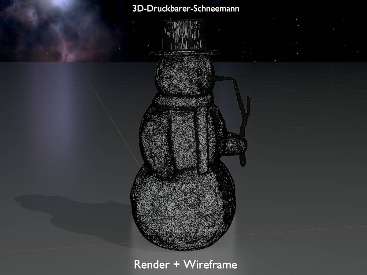 Snowman 3d-printable 3D print model_16