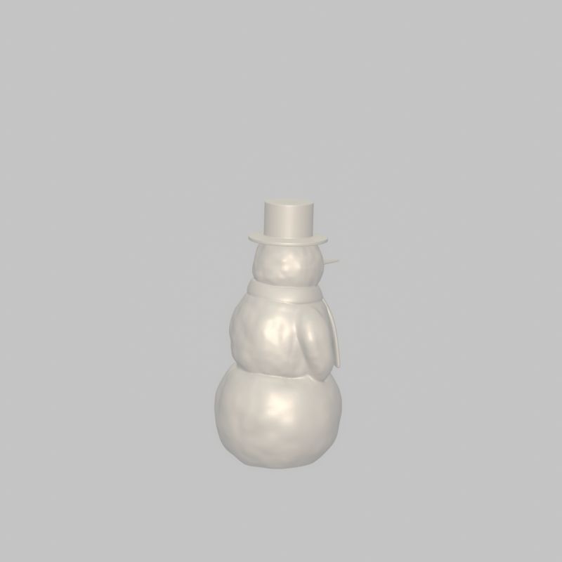 Snowman 3d-printable 3D print model_51