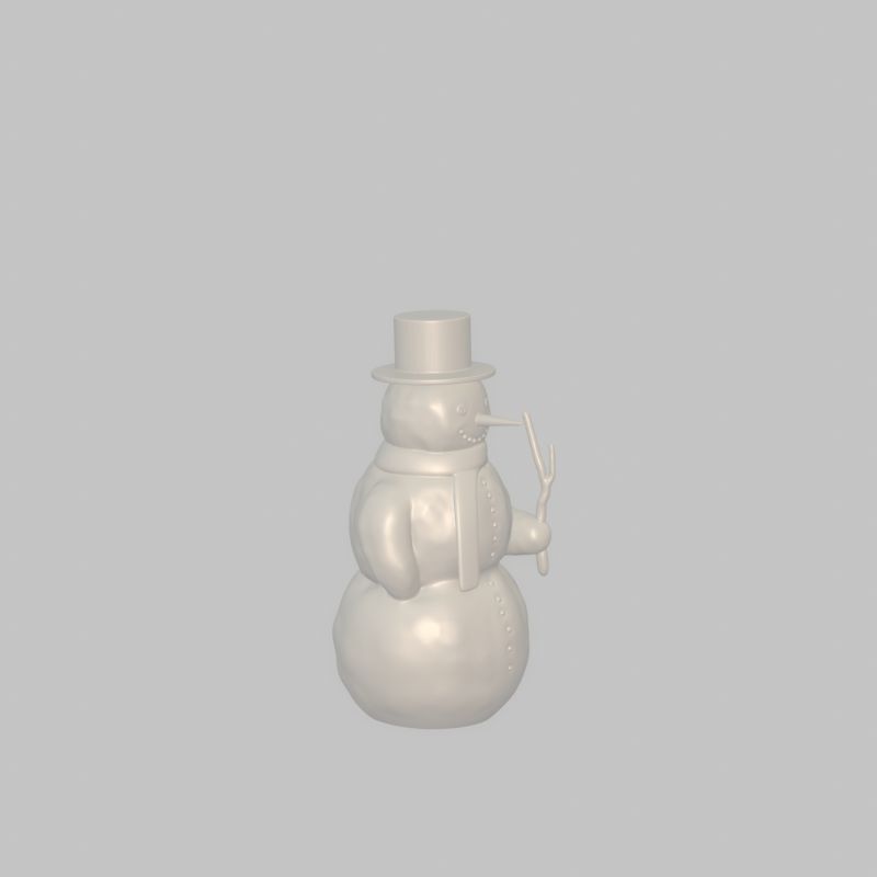 Snowman 3d-printable 3D print model_55