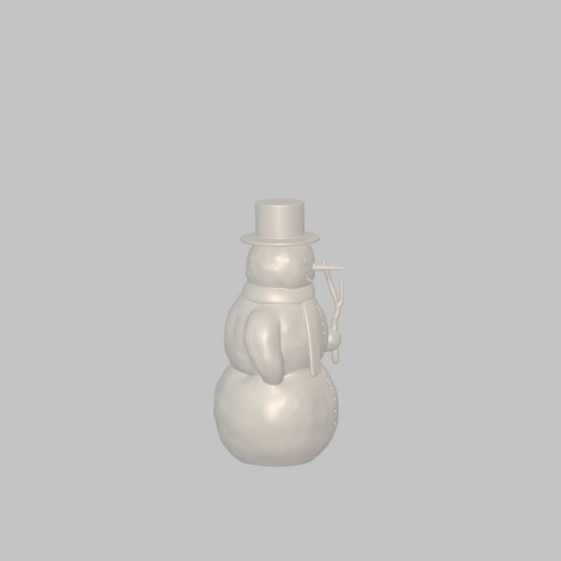 Snowman 3d-printable 3D print model_54