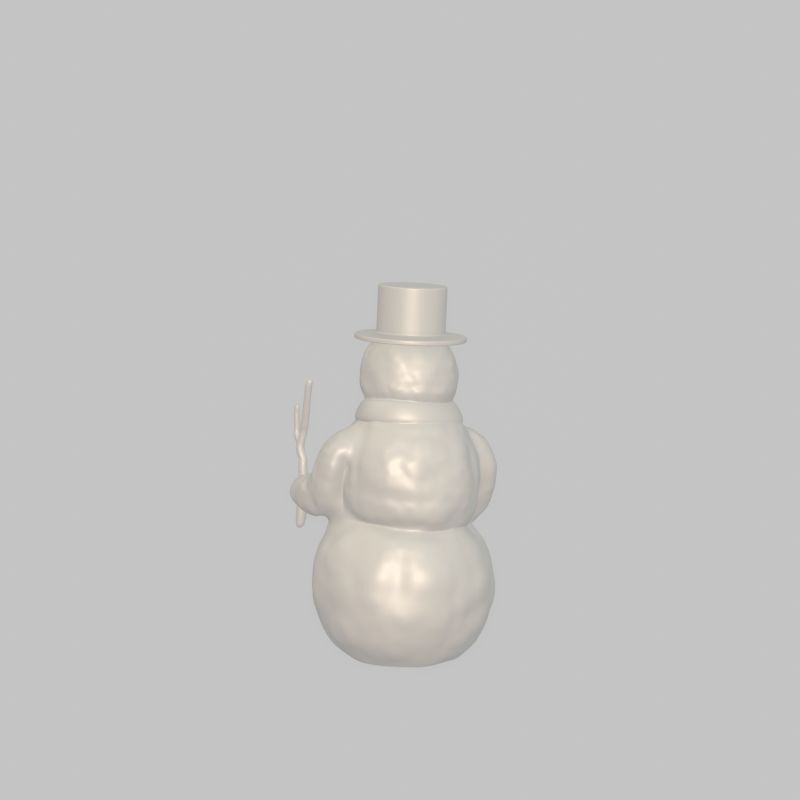 Snowman 3d-printable 3D print model_64