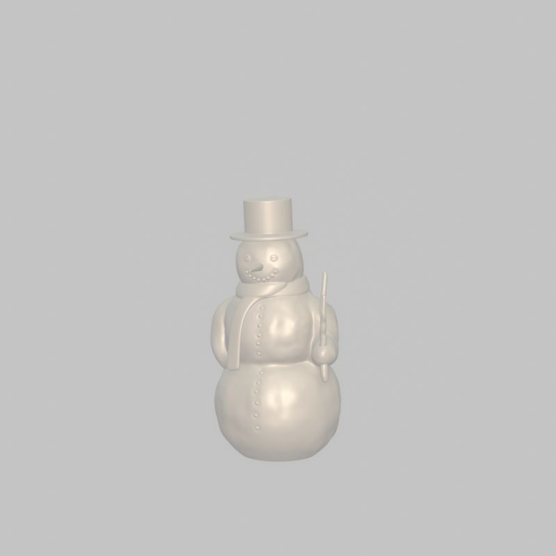 Snowman 3d-printable 3D print model_52
