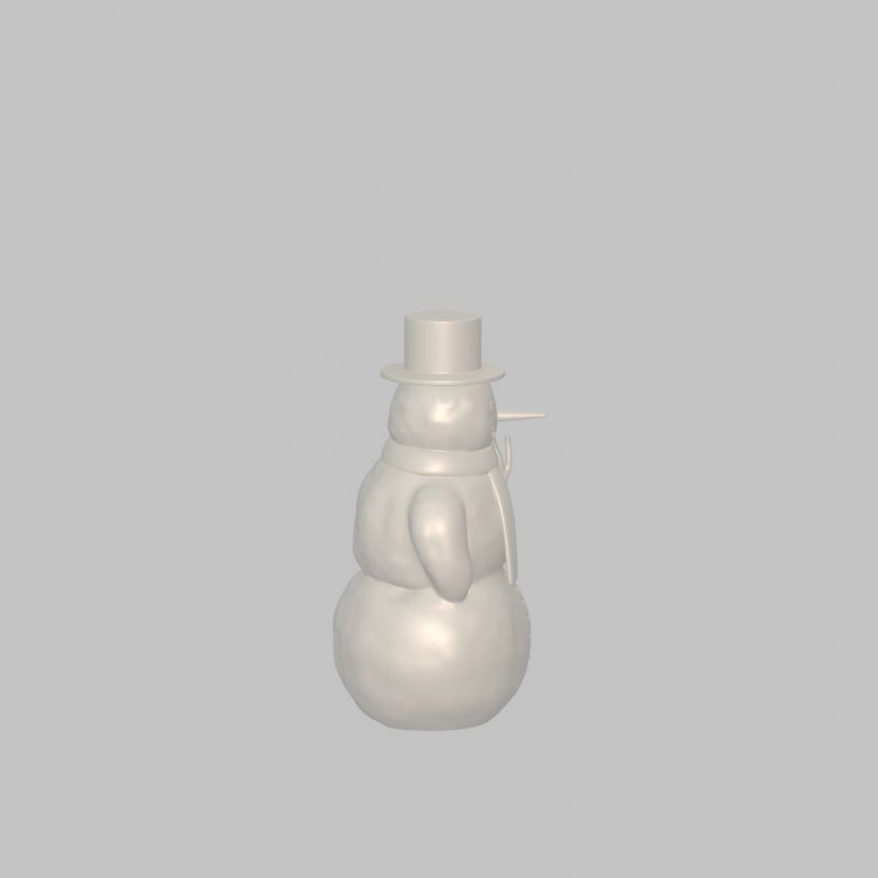 Snowman 3d-printable 3D print model_53