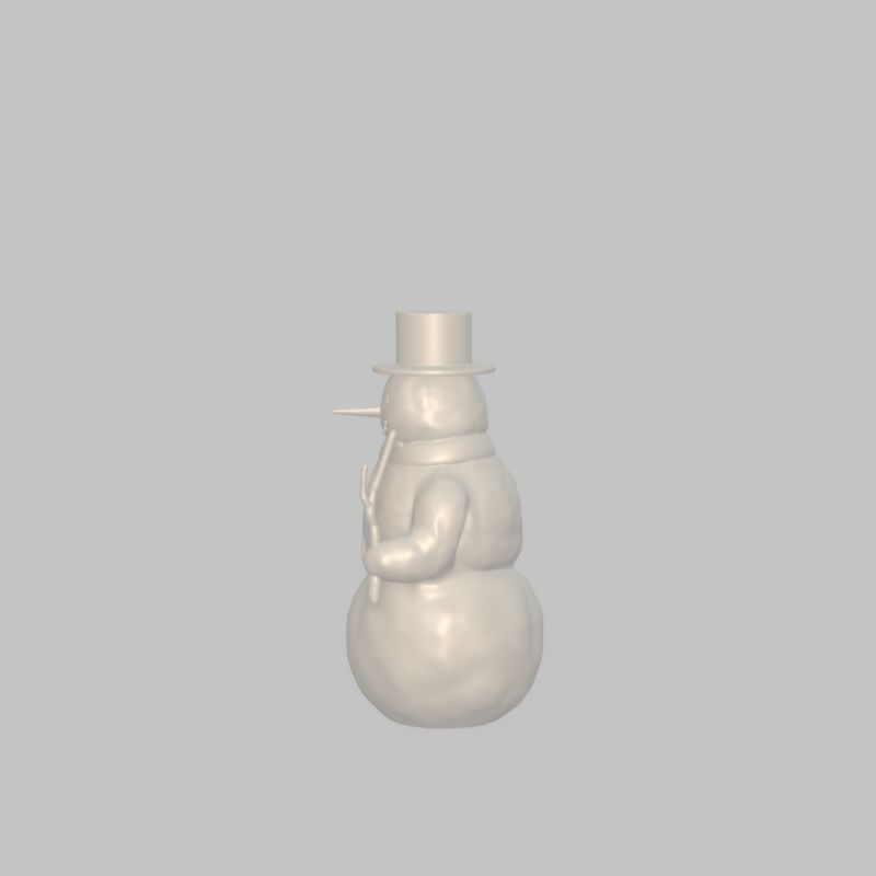 Snowman 3d-printable 3D print model_68