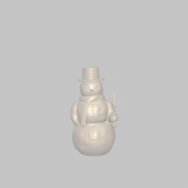 Snowman 3d-printable 3D print model_61