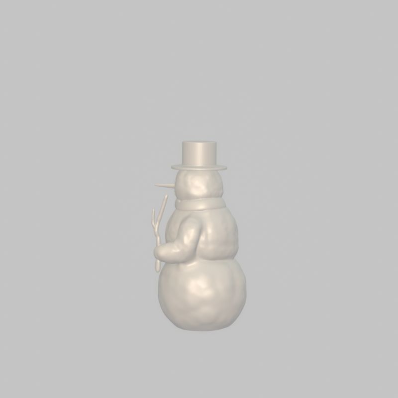 Snowman 3d-printable 3D print model_69